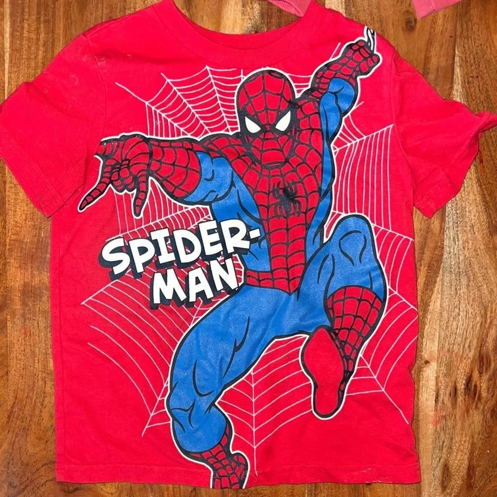 Old Navy Kids Spider-Man Tees - Red and Blue